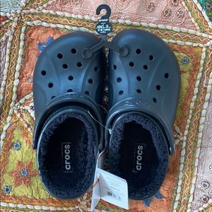 Black Crocs/Ralen Lined clog